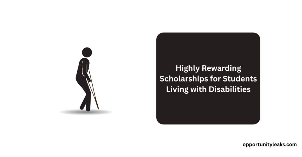 Scholarships for Disabled Students